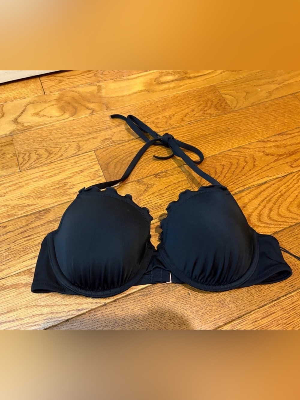 Shade & Shore Black Halter Bikini Top - Picture 3 of 6